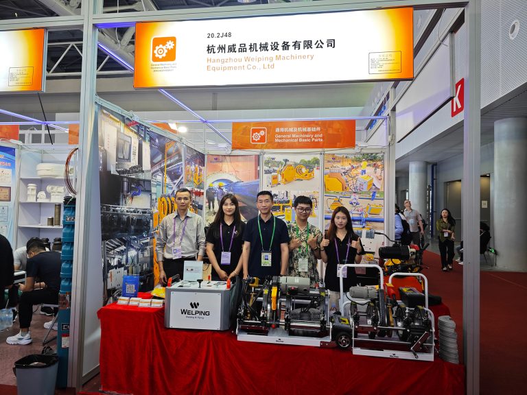 Our new hdpe pipe welder was unveiled at the Canton Fair